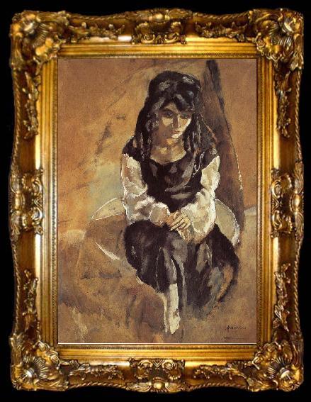 framed  Jules Pascin The Princess o Persia, ta009-2
